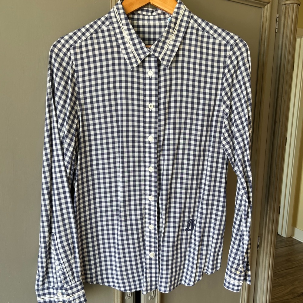 Draper James Plaid Top